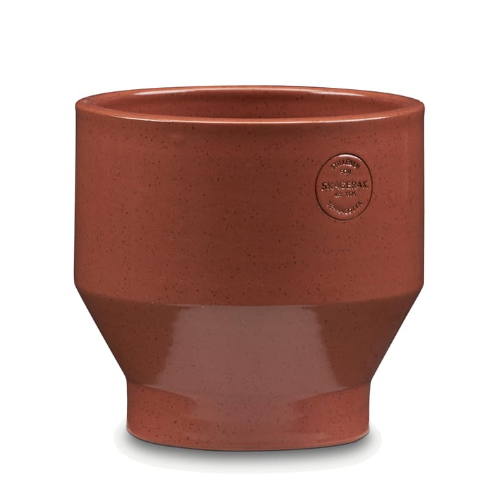 Edge pot (indoor) Ø18 cm - burned red - Skagerak