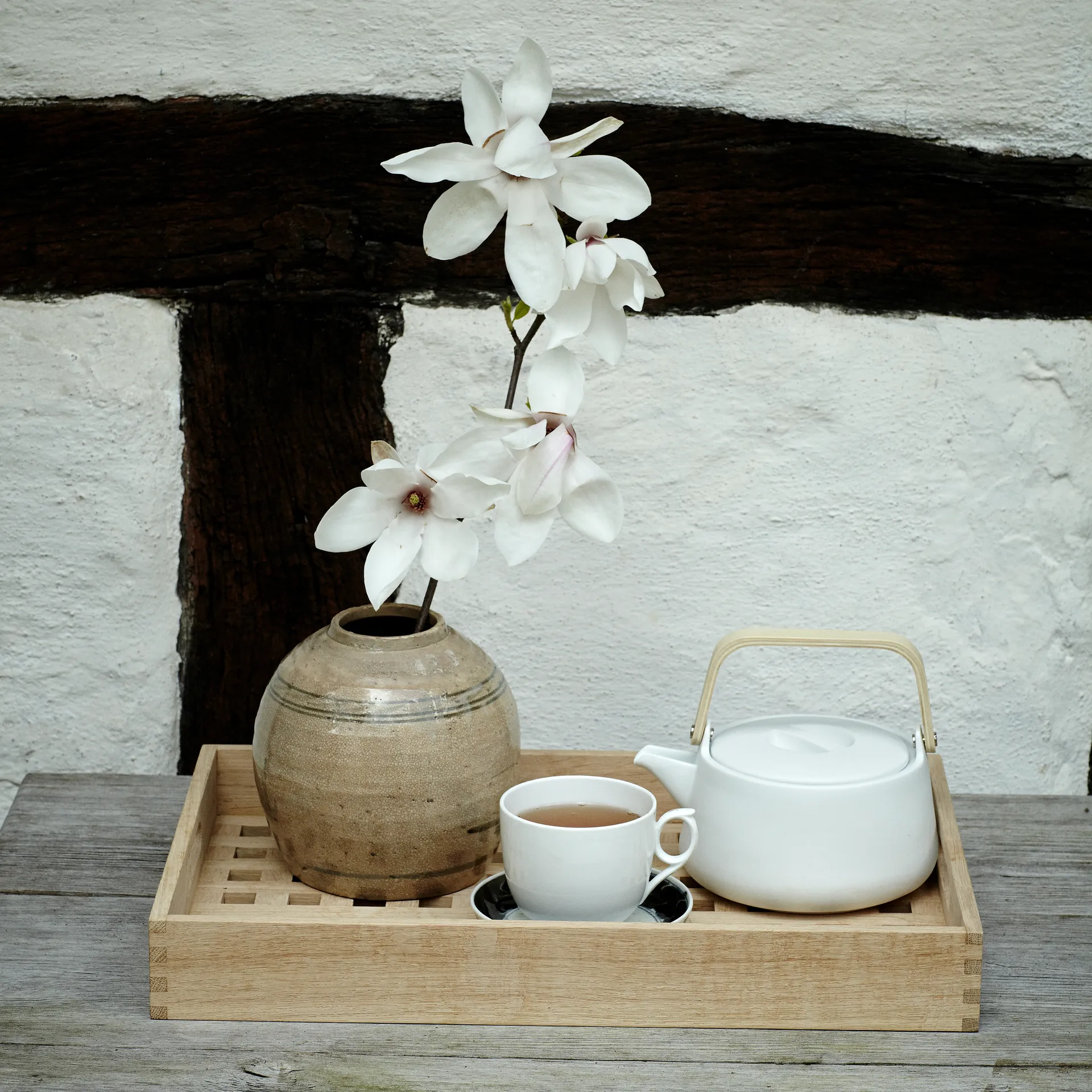 Fionia tray 32x48 cm, Oak Skagerak