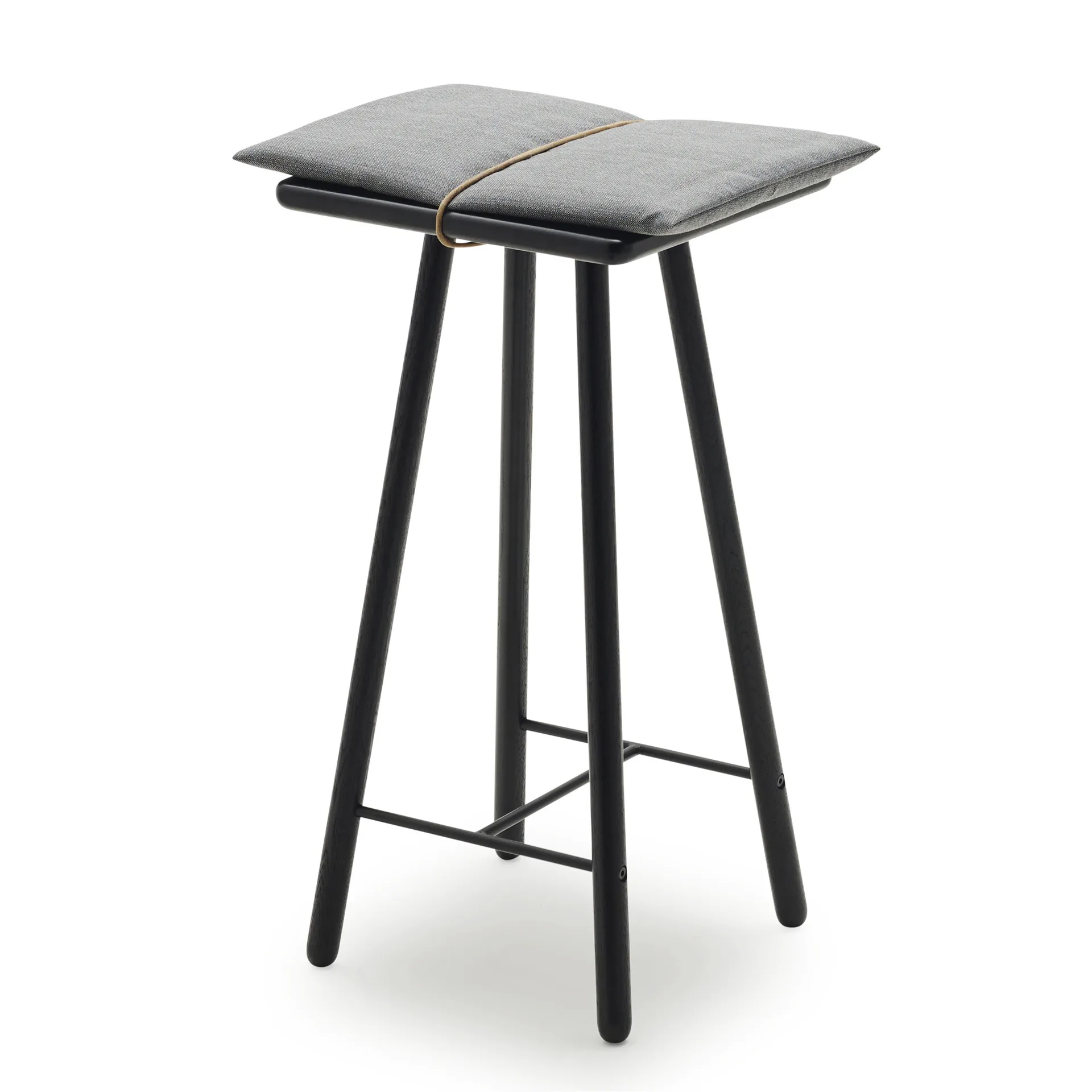 Georg barstool low, Black stained oak Skagerak