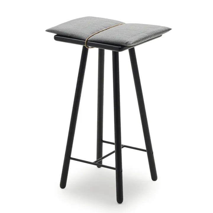 Georg barstool low - Black stained oak - Skagerak