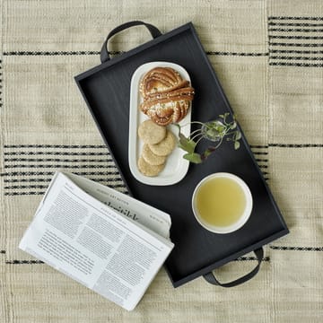 Norr tray 21x35cm - black glazed oak - Skagerak