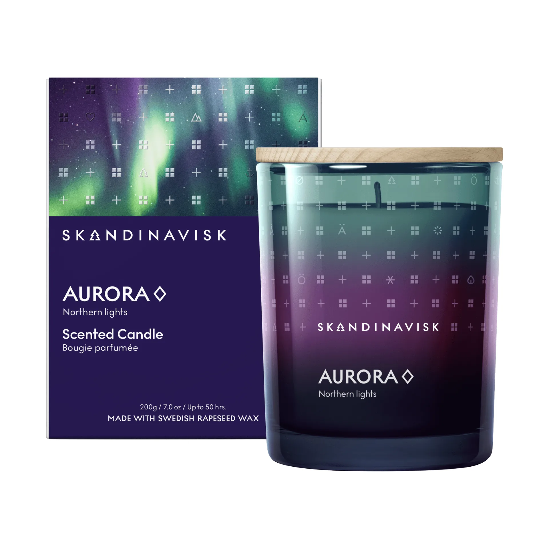 Aurora scented candle, 200 g Skandinavisk