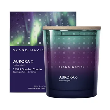 Aurora scented candle - 350 g, 2 wicks - Skandinavisk