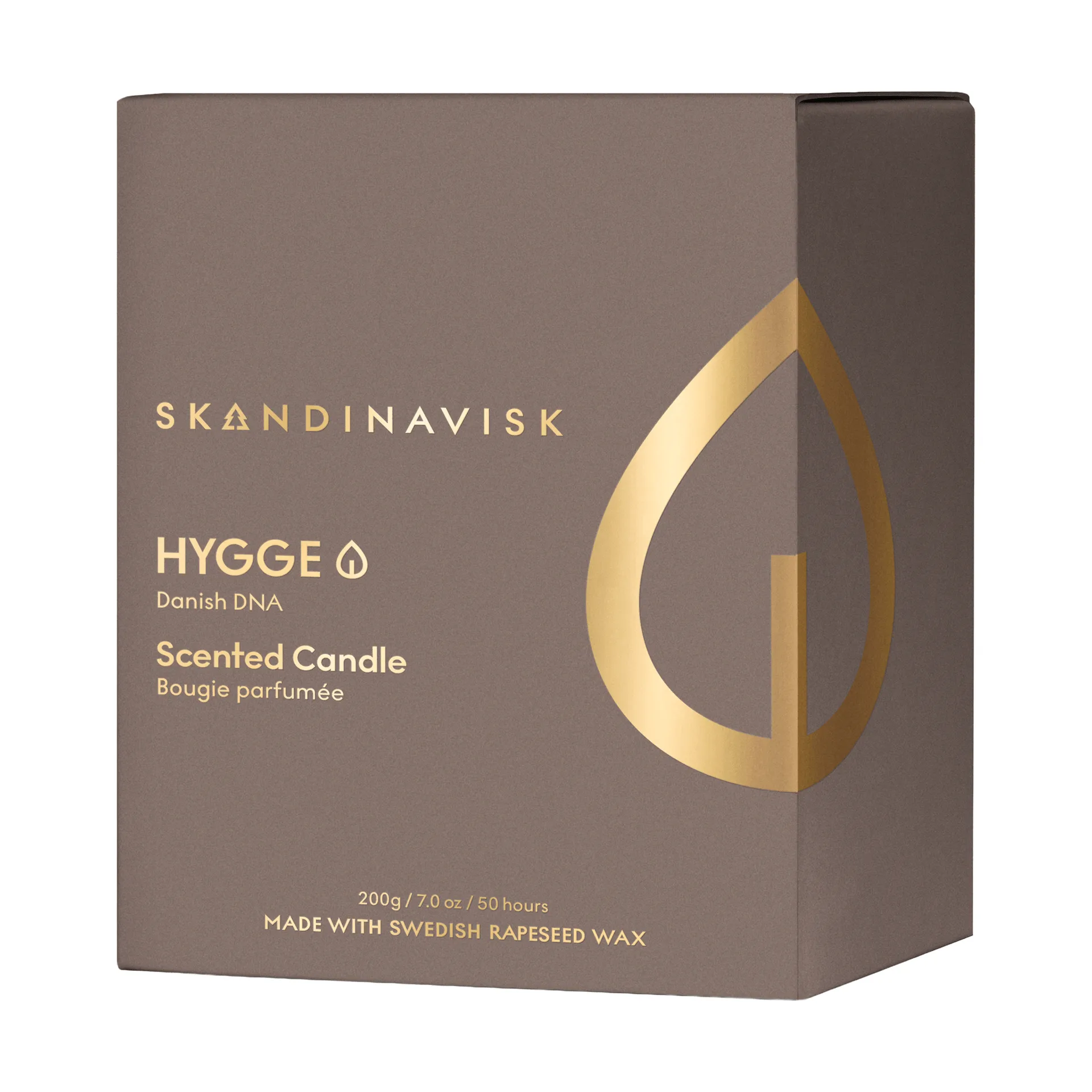 Hygge Gold Symbol scented candle, 200 g Skandinavisk