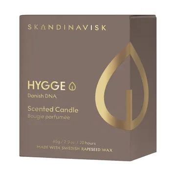 Hygge Gold Symbol scented candle - 65 g - Skandinavisk