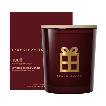 Jul Gold Symbol scented candle - 350 g, 2 wicks - Skandinavisk