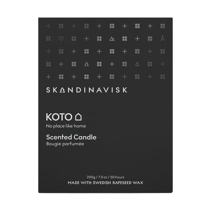 Koto scented candle with lid, 200 g Skandinavisk