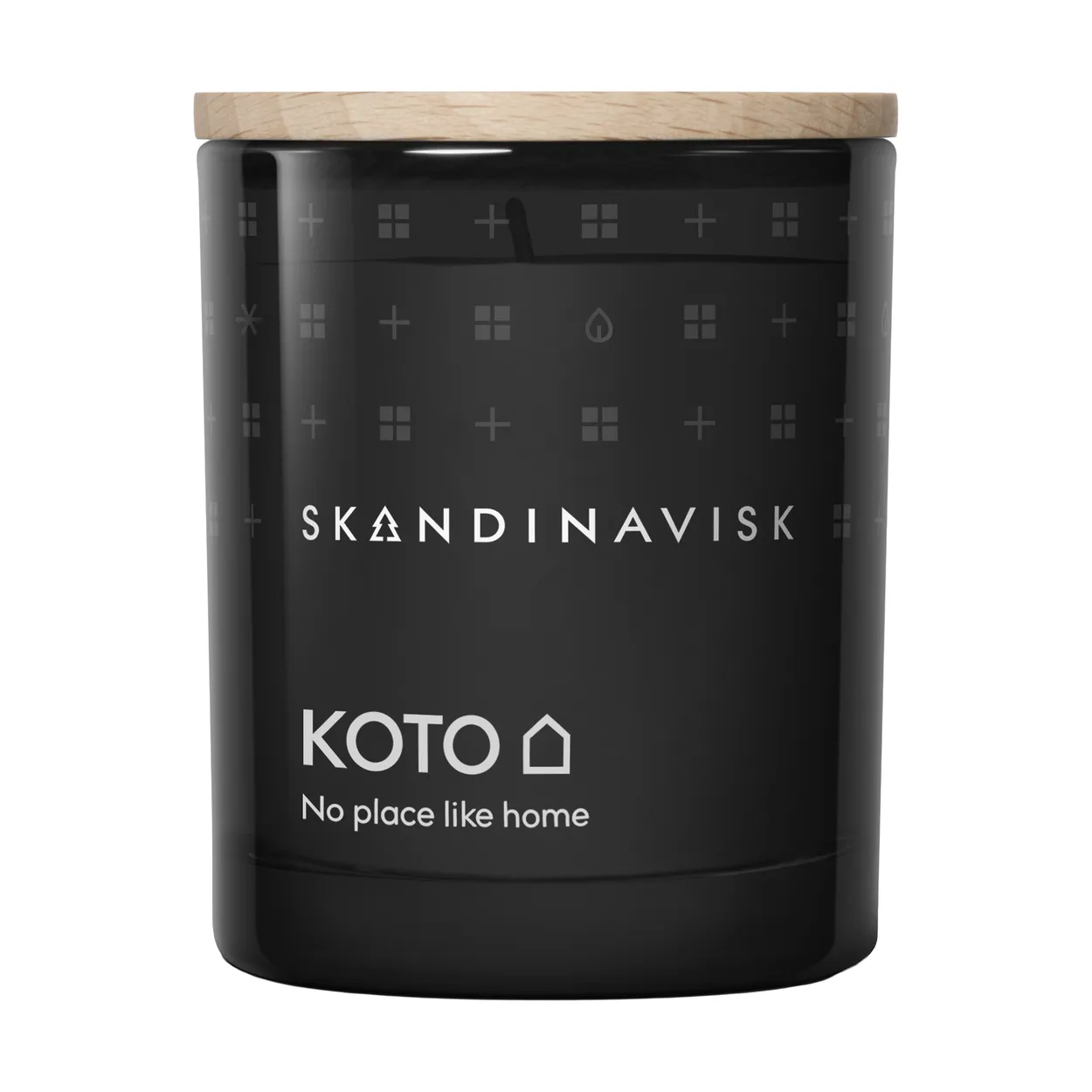 Skandinavisk Koto scented candle with lid 65 g | Scandinavian Design | Scented candles & diffusers | Black