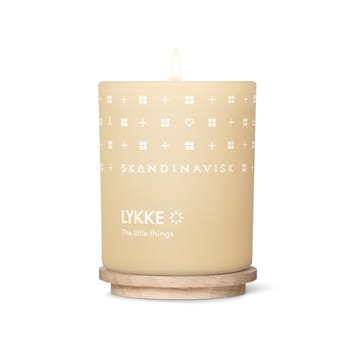 Lykke scented candle with lid - 65 g - Skandinavisk