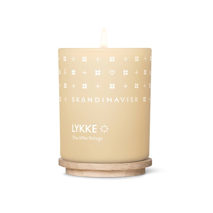 Lykke scented candle with lid - 65 g - Skandinavisk