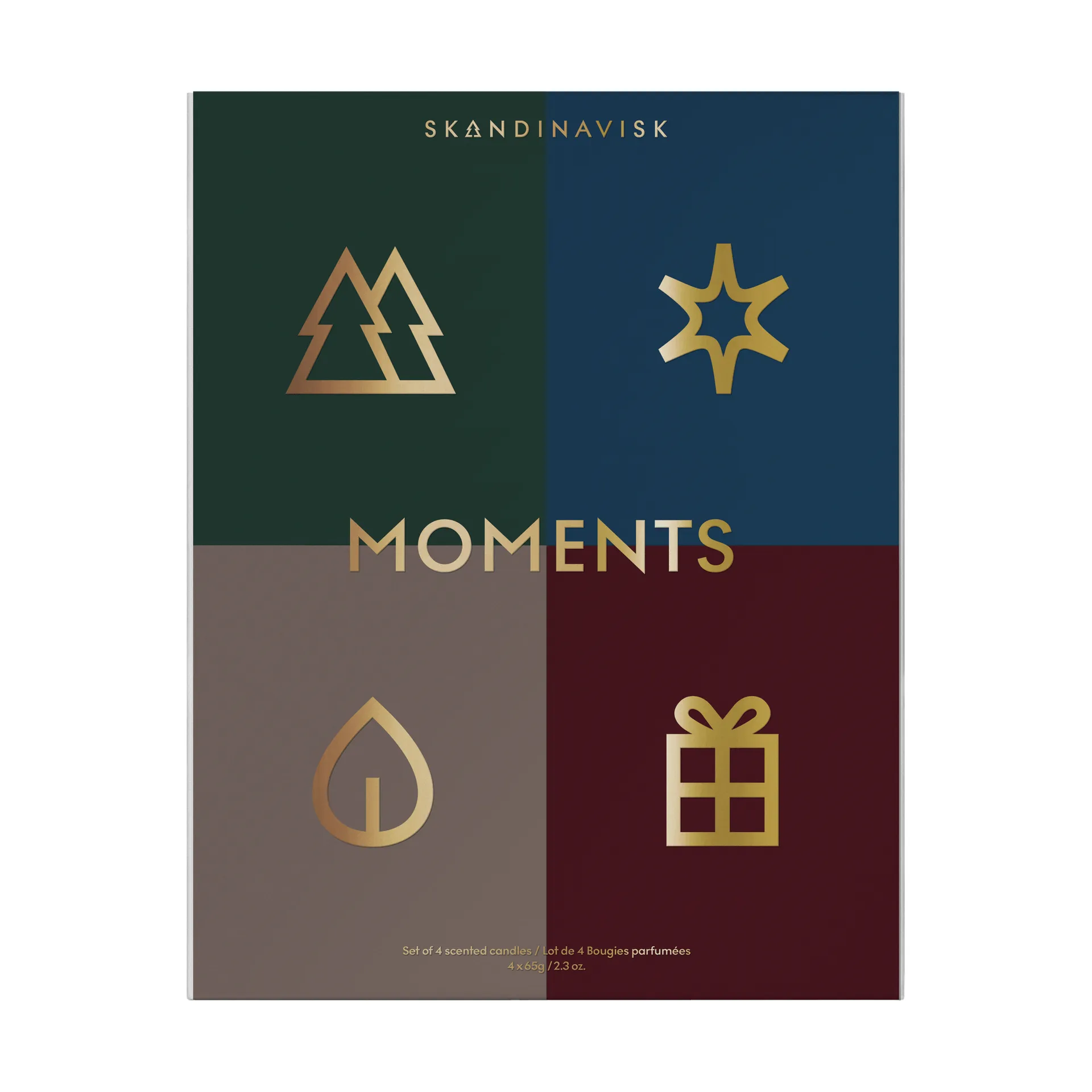 Moments scented candle gift set 4 pieces, 65 g Skandinavisk