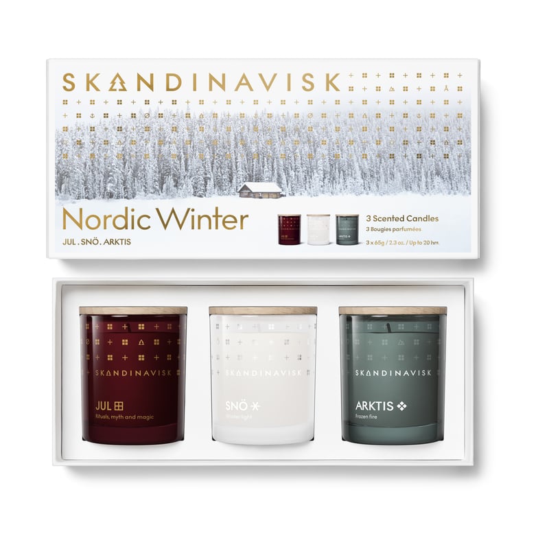 Skandinavisk Nordic Winter scented candle gift set 3 parts 65 g