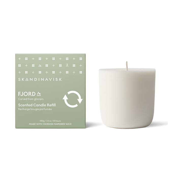 Refill Fjord scented candle - 200 g - Skandinavisk