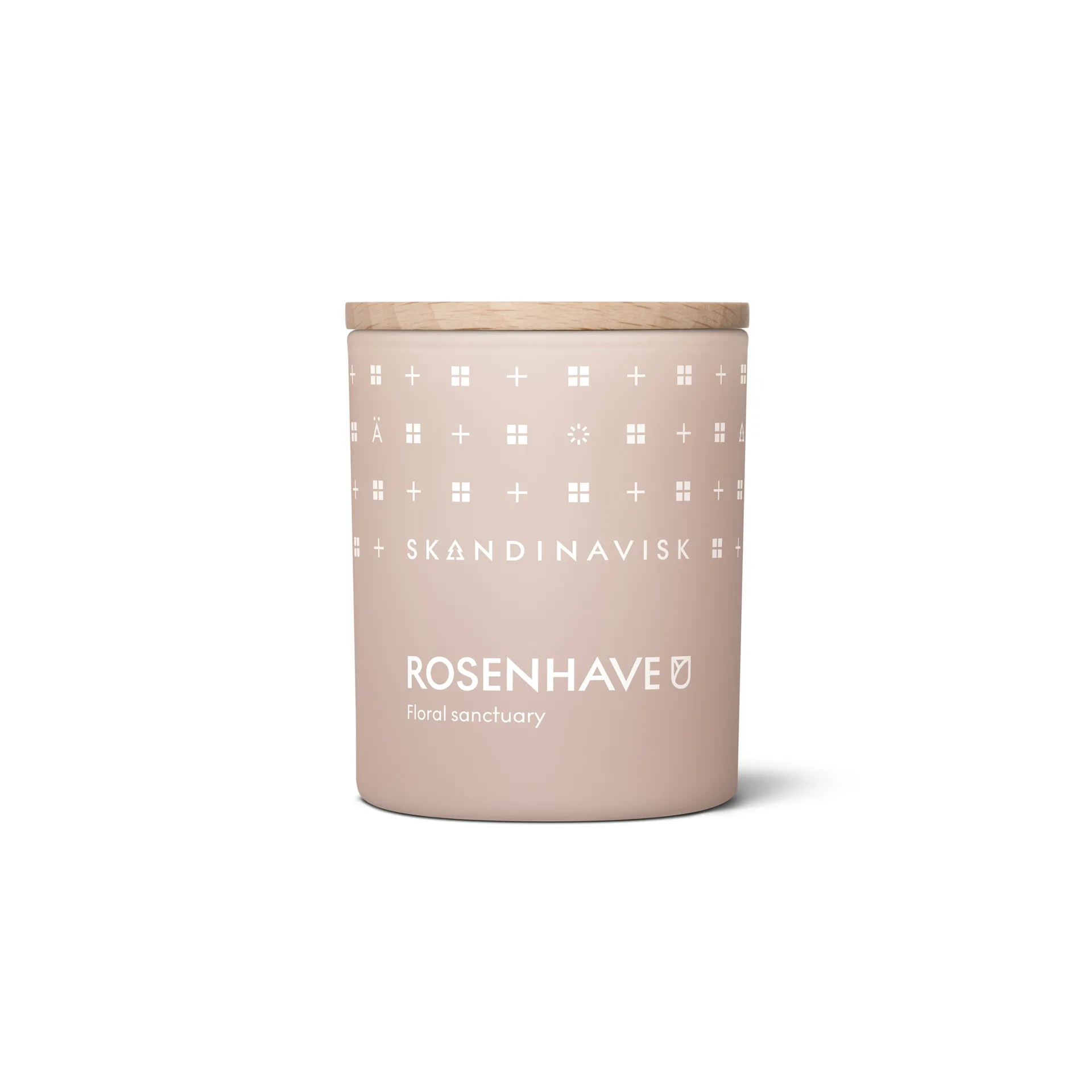 Rosenhave scented candle with lid, 65 g Skandinavisk