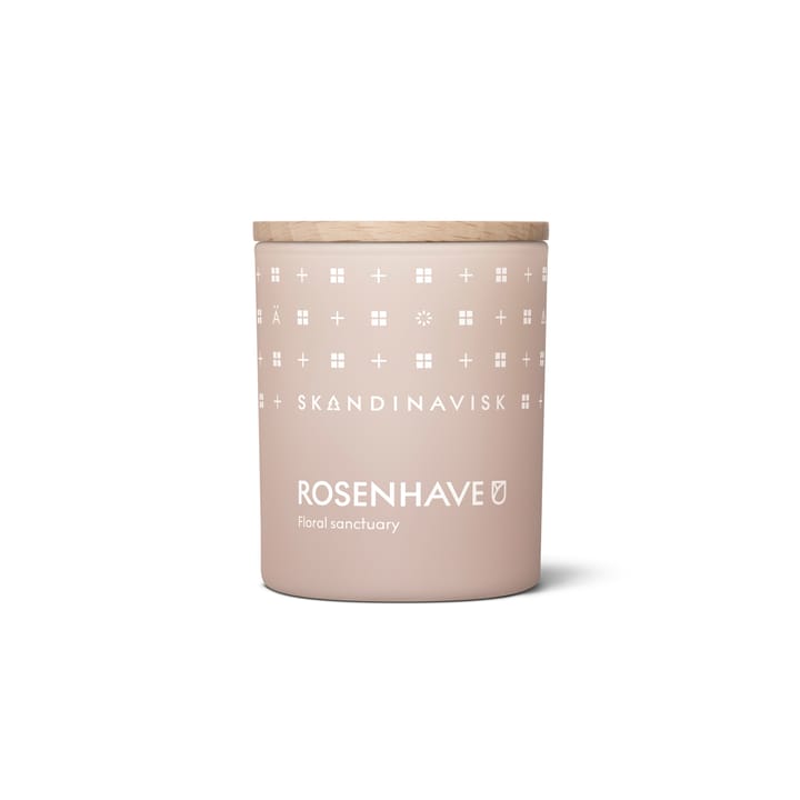 Rosenhave scented candle with lid - 65 g - Skandinavisk