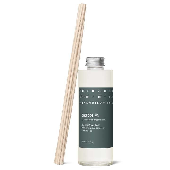 Skandinavisk refill to fragrance sticks 200 ml, forest Skandinavisk