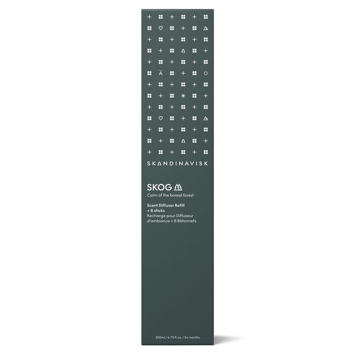 Skandinavisk refill to fragrance sticks 200 ml, forest Skandinavisk