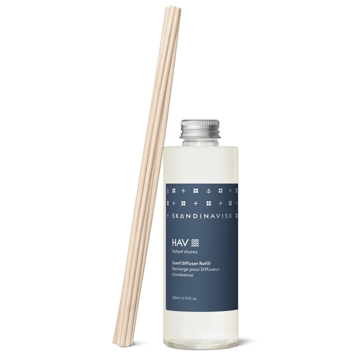 Skandinavisk refill to fragrance sticks 200 ml - hav - Skandinavisk