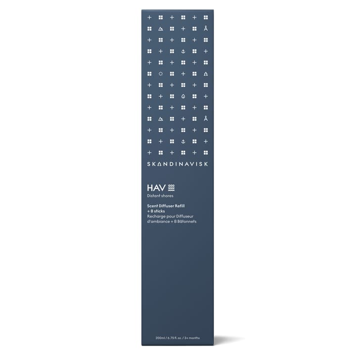 Skandinavisk refill to fragrance sticks 200 ml - hav - Skandinavisk