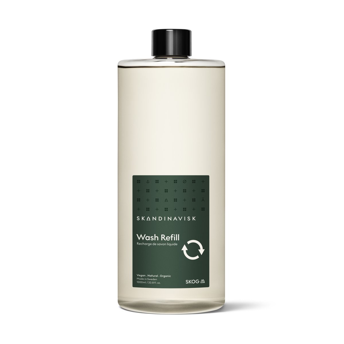 Skandinavisk SKOG hand soap refill 1 L | Scandinavian Design | Soaps & creams | Green