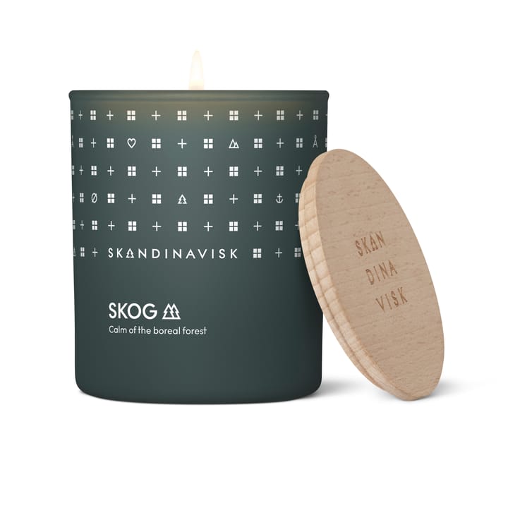 Skog scented candle with lid - 200 g - Skandinavisk