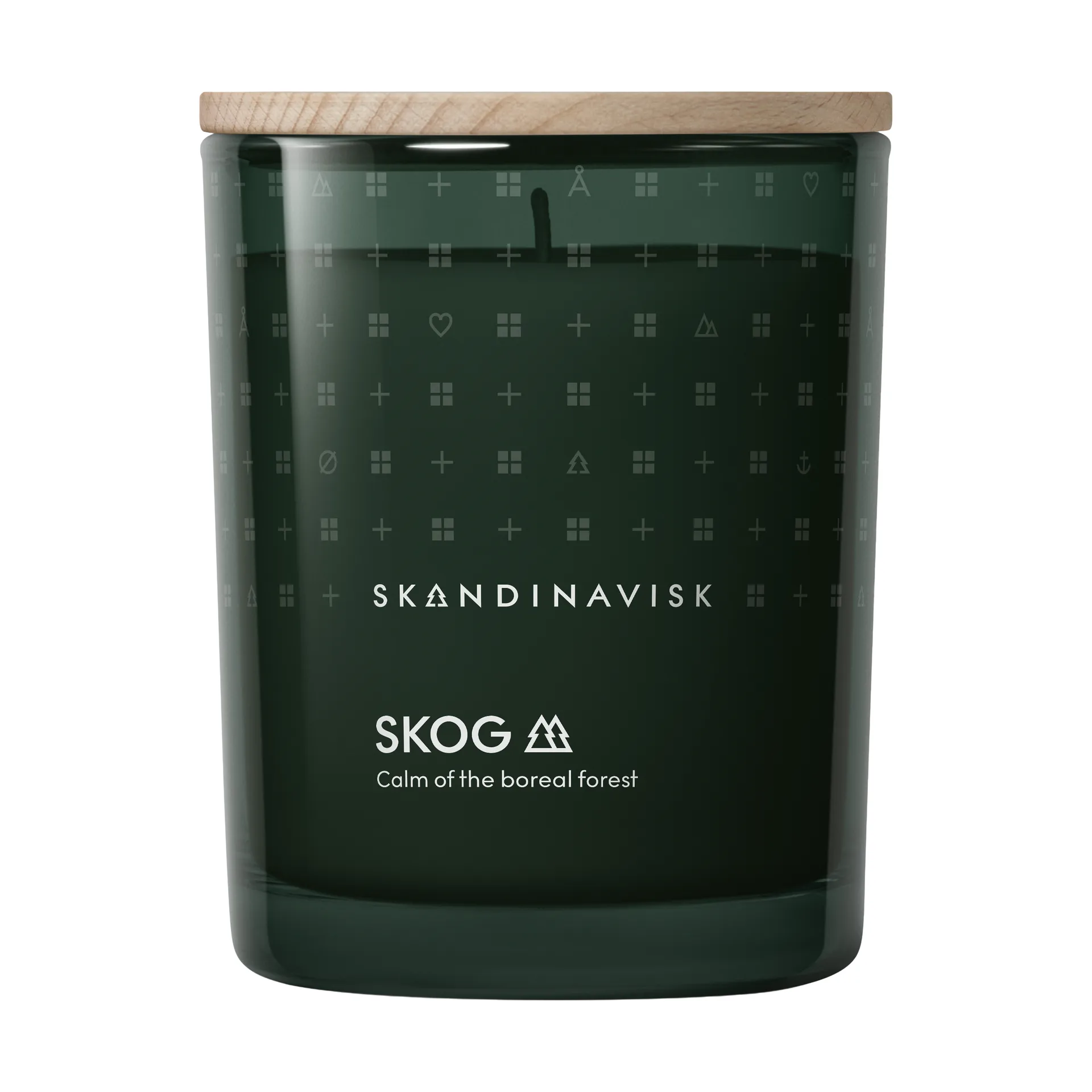 Skog scented candle with lid, 200 g Skandinavisk