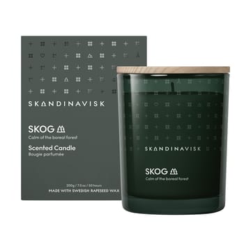Skog scented candle with lid - 200 g - Skandinavisk