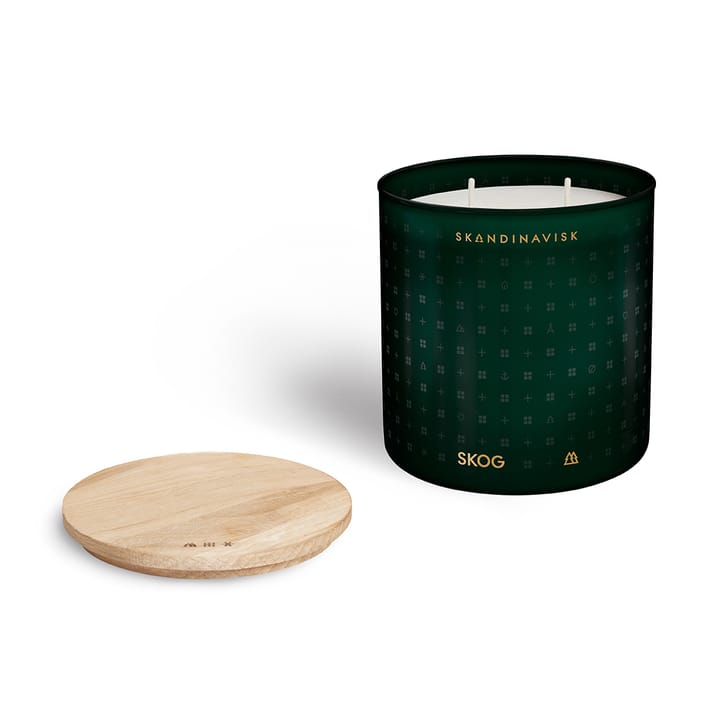 Skog scented candle with lid, 400 g Skandinavisk