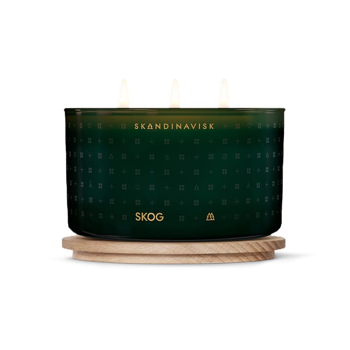 Skog scented candle with lid - 475 g - Skandinavisk