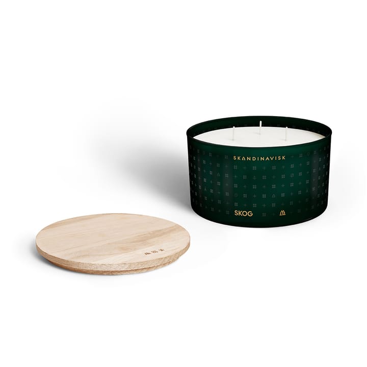 Skog scented candle with lid, 475 g Skandinavisk