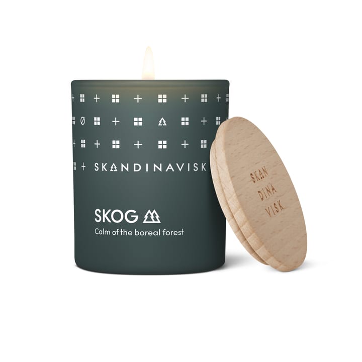 Skog scented candle with lid - 65 g - Skandinavisk