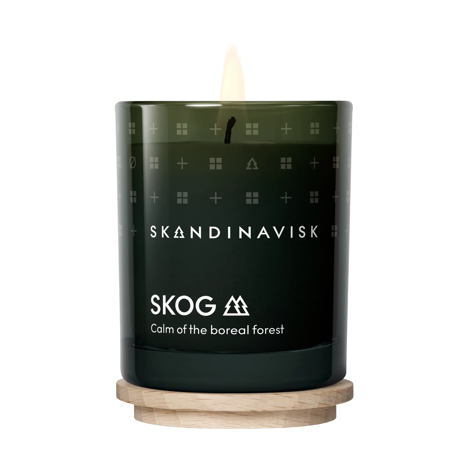 Skog scented candle with lid, 65 g Skandinavisk