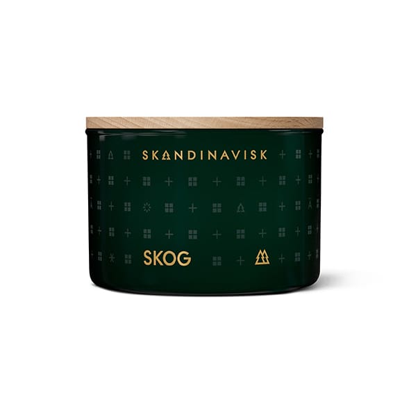 Skog scented candle with lid - 90 g - Skandinavisk