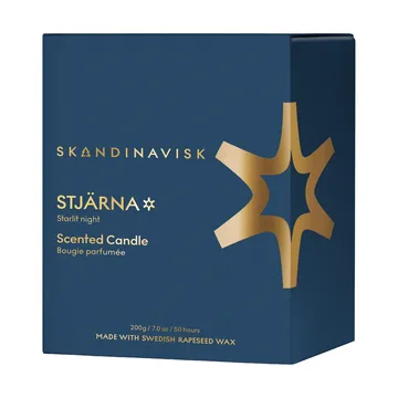 Stjärna Gold Symbol scented candle - 200 g - Skandinavisk
