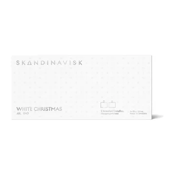 White Christmas Mini candle gift set 2 pieces - 2x90g - Skandinavisk