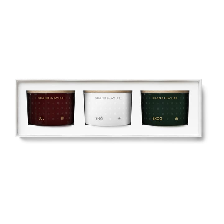 Winter Spirit Mini candle gift set 3 pieces - 3x90g - Skandinavisk