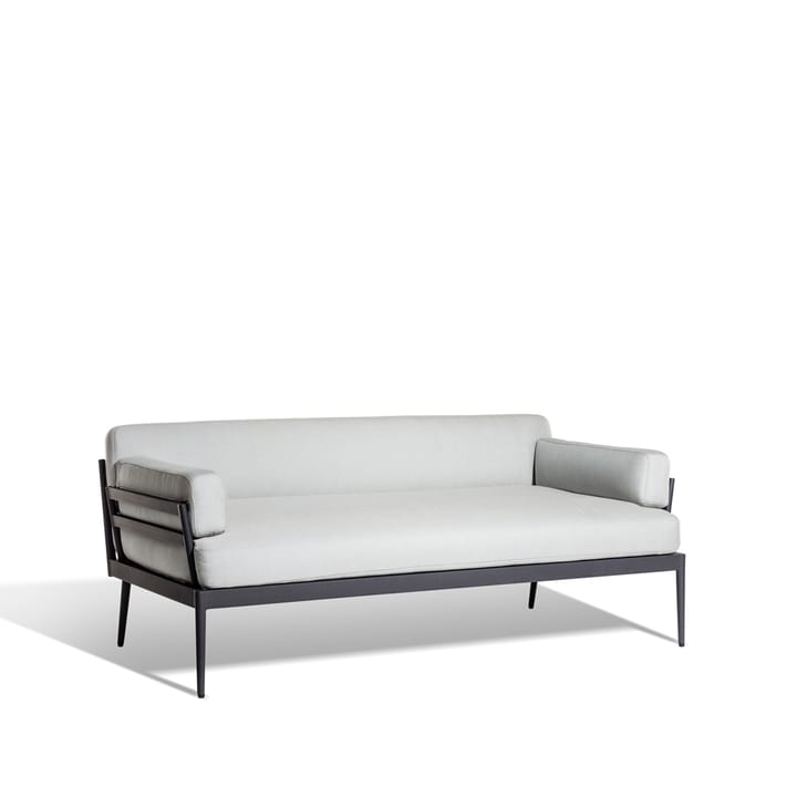 Anholt sofa - Sunbrella Natté Grey Storm-dark grey aluminium frame - Skargaarden