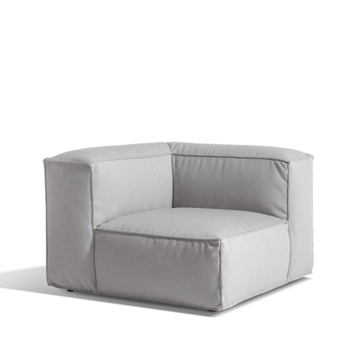 Asker modular sofa - Sunbrella Sling light grey, corner section - Skargaarden