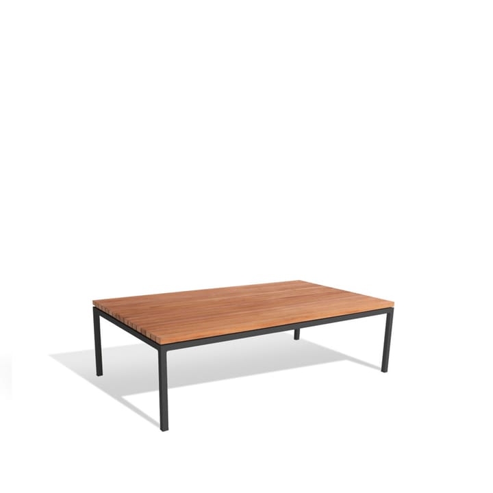 Bönan lounge table - Teak, small, dark grey aluminium frame - Skargaarden