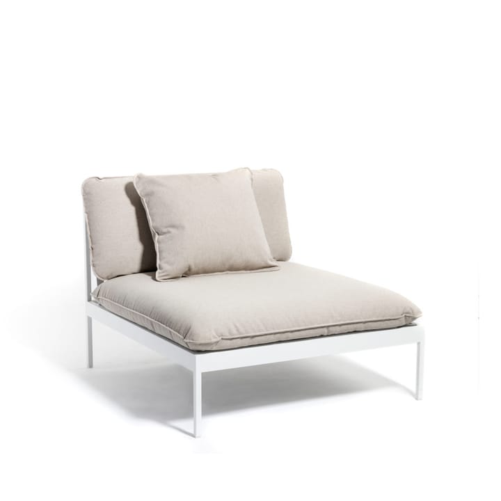 Bönan modular sofa - Sunbrella Ashe light grey, 1-seat, l. grey aluminium frame - Skargaarden