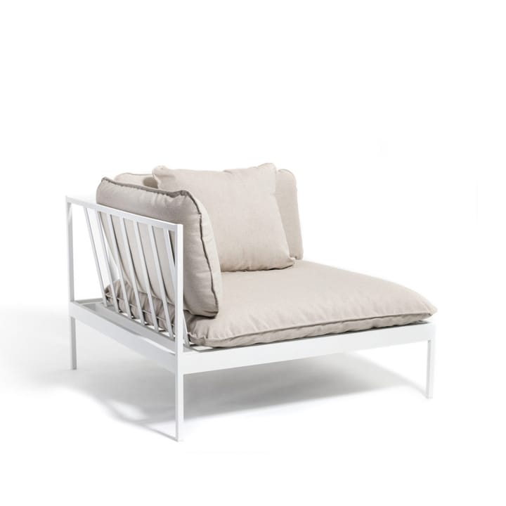 Bönan modular sofa - Sunbrella Ashe light grey, corner, l. grey aluminium frame - Skargaarden