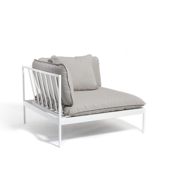 Bönan modular sofa - Sunbrella Sling light grey, corner, l. grey aluminium frame - Skargaarden