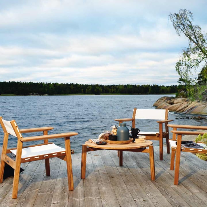 Djurö coffee table - Teak, ø79 cm - Skargaarden