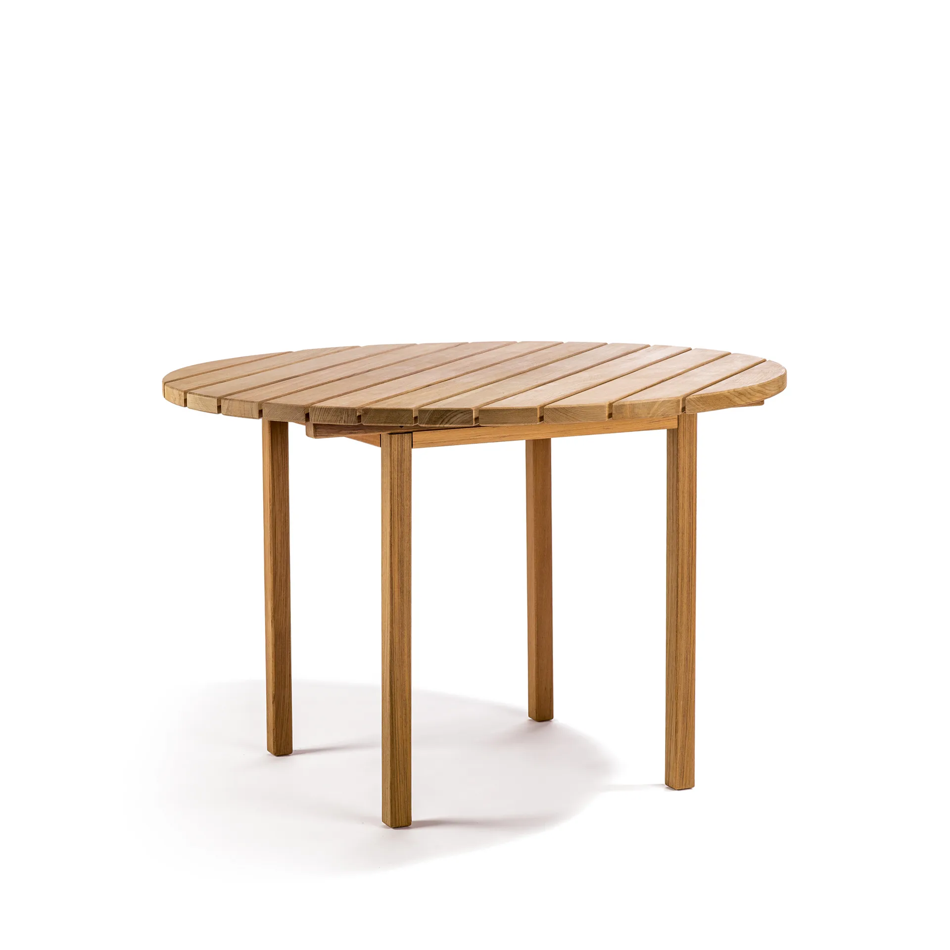 Djurö dining table round Ø110 cm, Teak Skargaarden