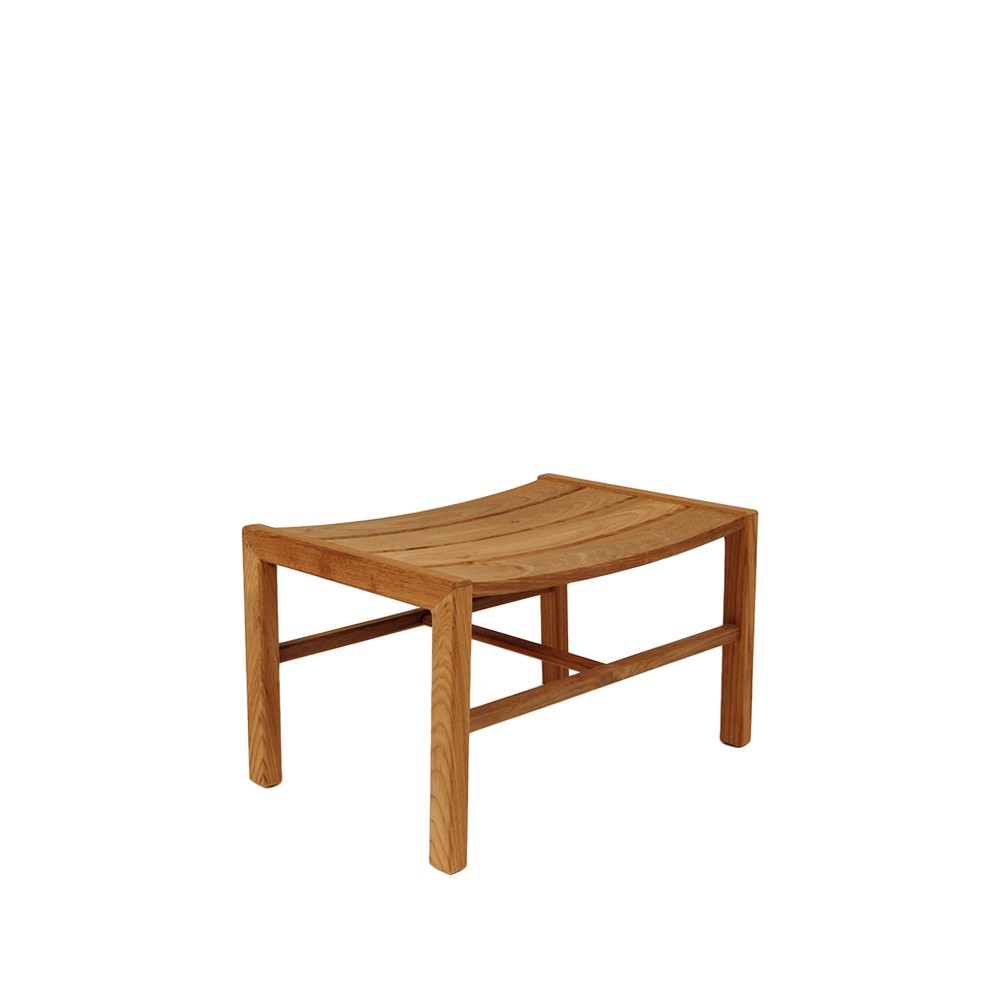Skargaarden Djurö foot stool Teak | Scandinavian Design | Brown