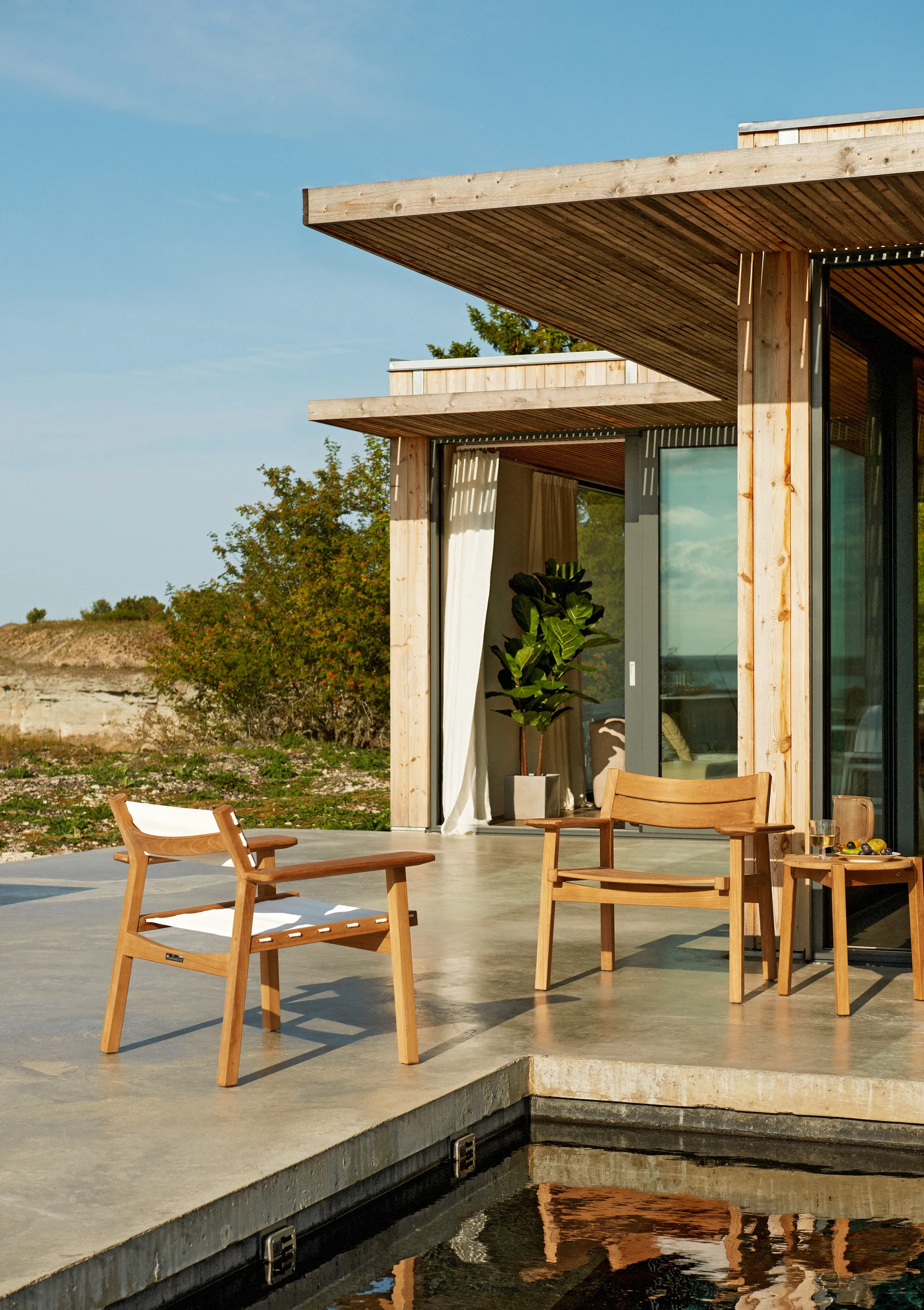 Djurö lounge chair, Teak Skargaarden