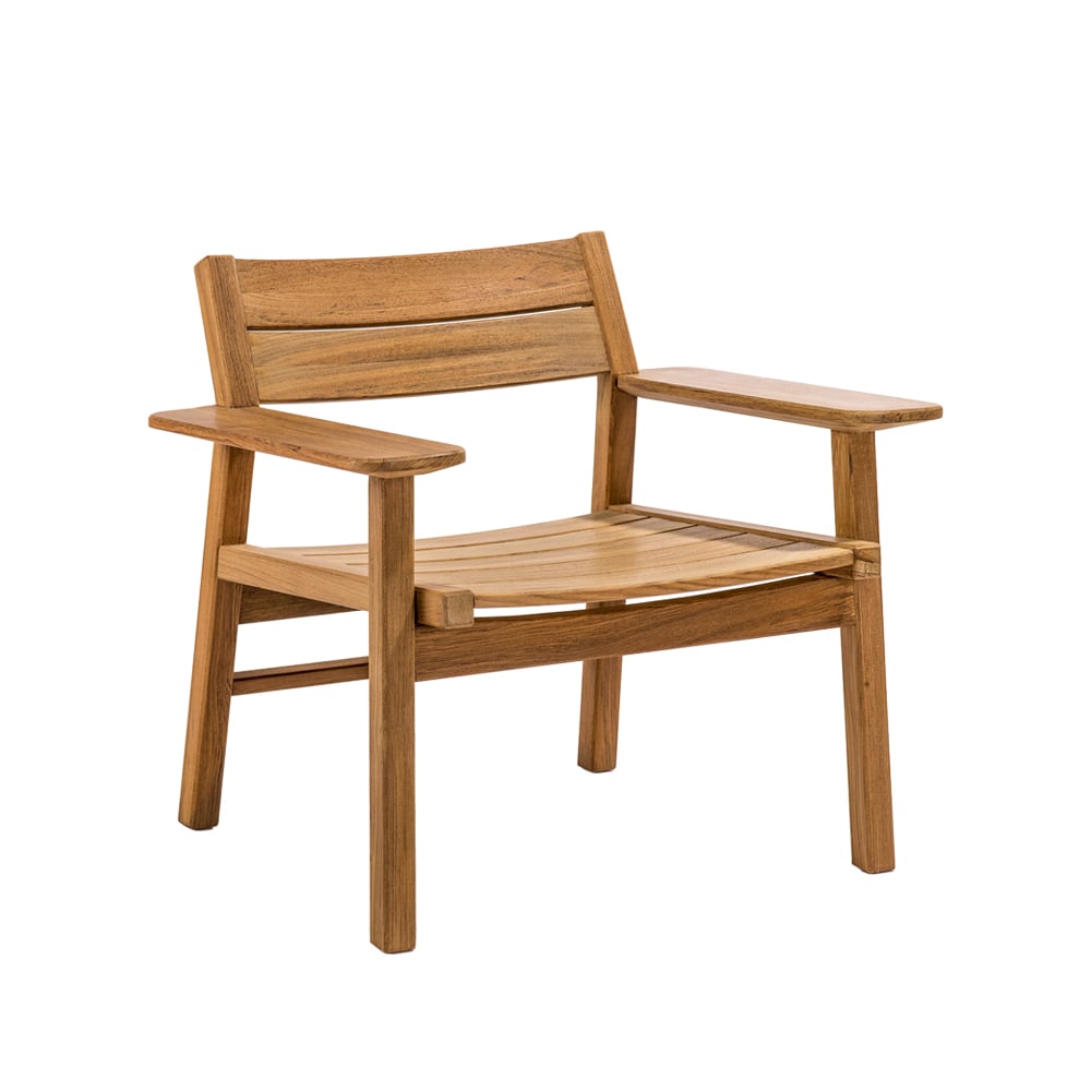 Skargaarden Djurö lounge chair Teak | Scandinavian Design | Garden chairs | Brown
