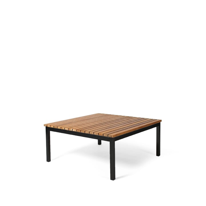 Häringe coffee table - Teak, small, black steel frame - Skargaarden