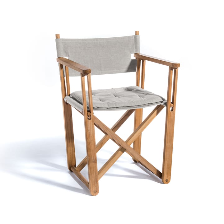 Kryss Dining armchair - Canvas natural, teak - Skargaarden