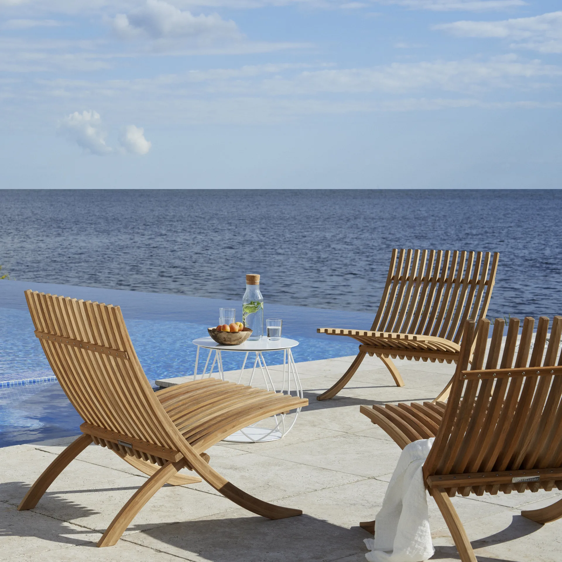 Nozib lounge chair, Teak Skargaarden